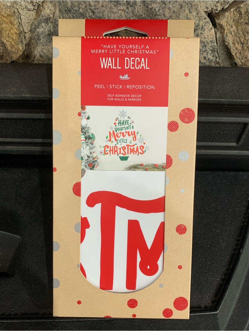 Holiday Lane Have Yourself A Merry Little Christmas Peel and Stick Wall Decal